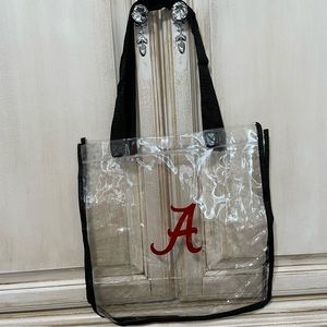 Brand new without tags Alabama clear bag